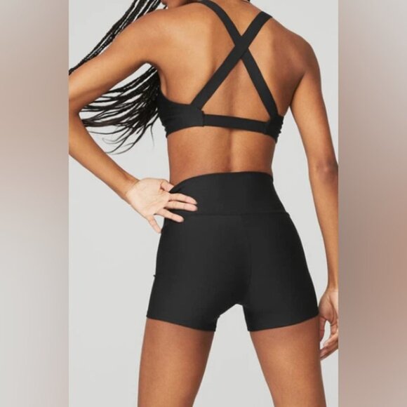 ALO Yoga Classic Black Sports Bra - Picture 3 of 9